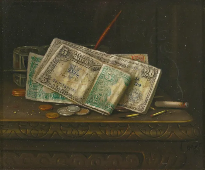 Framed Print : Still Life, early-mid 20th century. Creator: Charles Alfred Meurer Framed Print : Still Life, early-mid 20th century. Creator: Charles Alfred Meurer