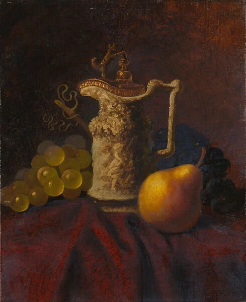 Still Life with Ewer and Fruit. Creator: Carducius Plantagenet Ream