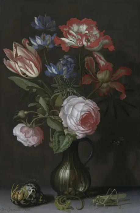 Framed Print : Still Life with flowers, c. 1630 Framed Print : Still Life with flowers, c. 1630