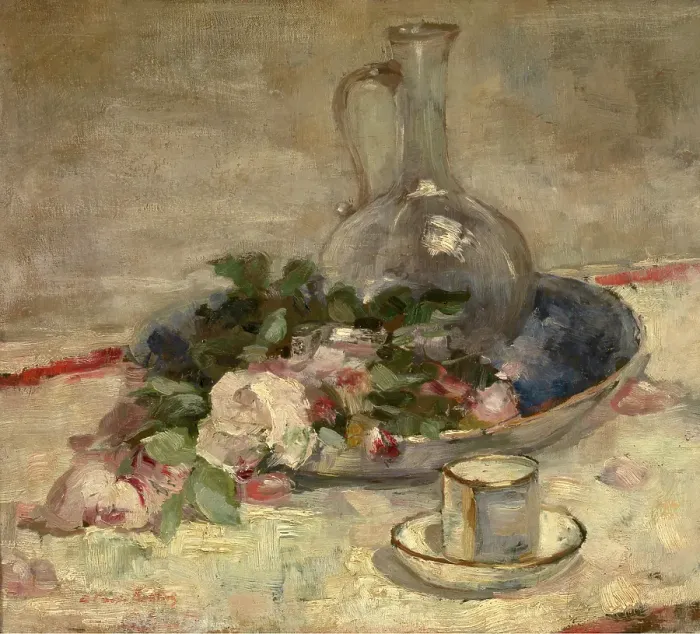 Framed Print : Still Life with Flowers, c1870-1890s. Creator: Guillaume Vogels Framed Print : Still Life with Flowers, c1870-1890s. Creator: Guillaume Vogels