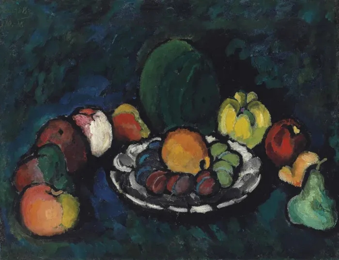 Framed Print : Still life with fruit, 1910 Framed Print : Still life with fruit, 1910