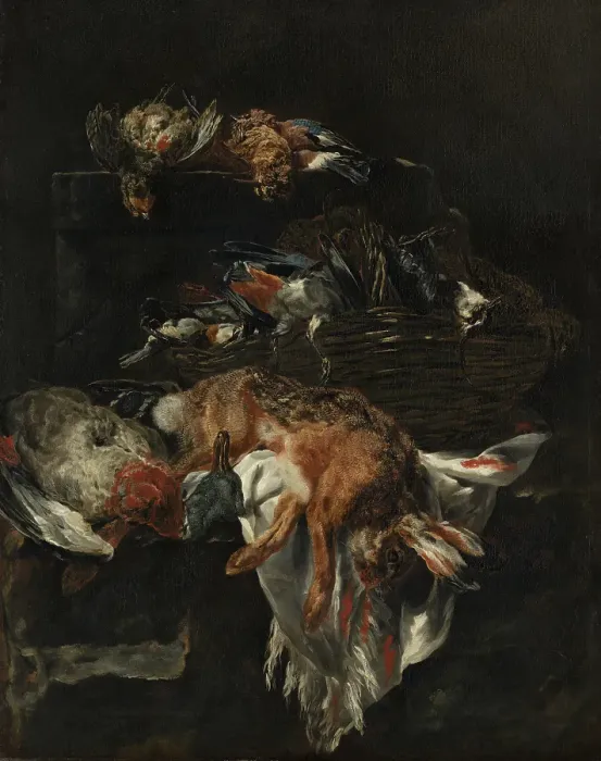 Framed Print : Still Life with Game, c1630-1660. Creator: Jan Fyt Framed Print : Still Life with Game, c1630-1660. Creator: Jan Fyt