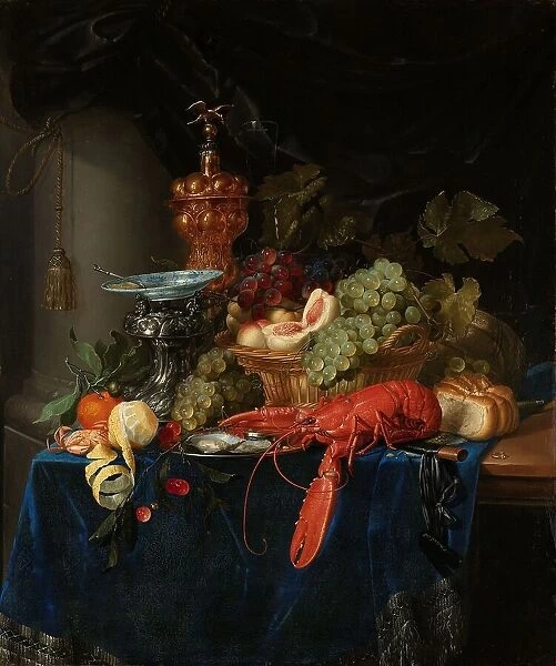 Still Life with Golden Goblet, 1640-1660. Creator: Pieter de Ring