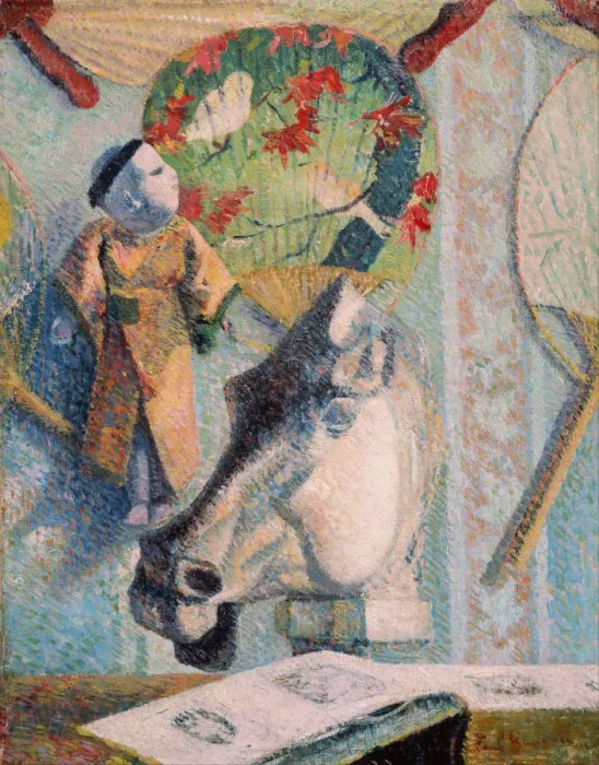 Framed Print : Still Life with Horses Head. Artist: Gauguin, Paul Eugene Henri (1848-1903) Framed Print : Still Life with Horses Head. Artist: Gauguin, Paul Eugene Henri (1848-1903)