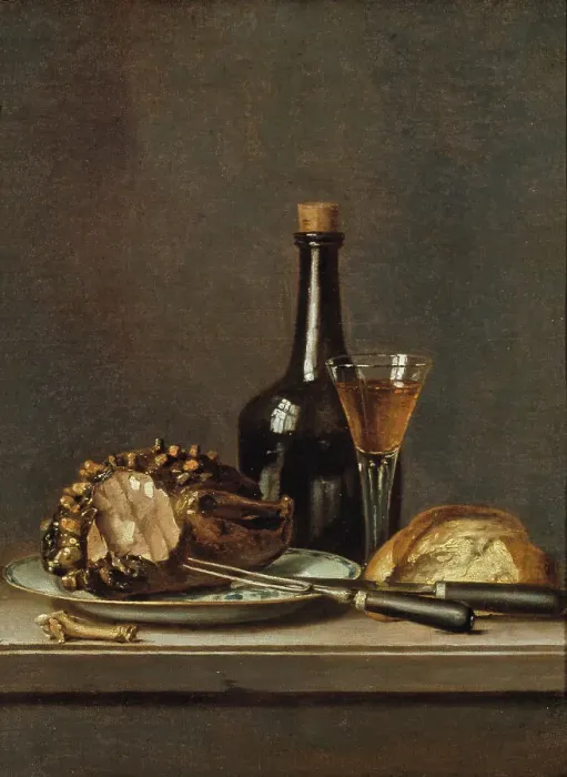 Framed Print : Still Life, mid-18th-early 19th century. Creator: Per Hillestrom