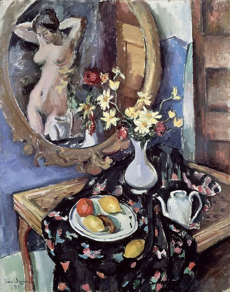 Still Life with a Mirror, 1912. Artist: Jean Joveneau