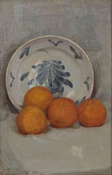 Still life with oranges, 1900. Creator: Mondrian, Piet (1872-1944)