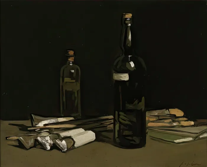 Framed Print : Still Life, Painter's Materials, 1900 - 1905. Creator: Samuel John Peploe. Still Life, Painter's Materials, 1900 - 1905. Creator: Samuel John Peploe Framed Print : Still Life, Painter's Materials, 1900 - 1905. Creator: Samuel John Peploe. Still Life, Painter's Materials, 1900 - 1905. Creator: Samuel John Peploe