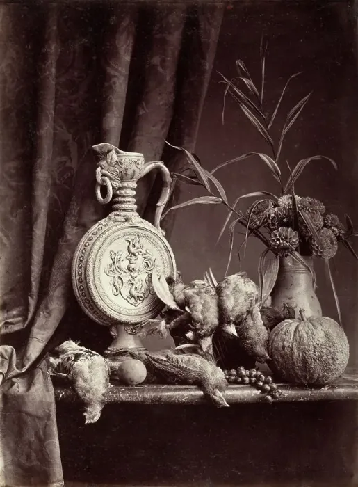 Framed Print : Still Life, Printed 1870 circa. Creator: Anon Framed Print : Still Life, Printed 1870 circa. Creator: Anon