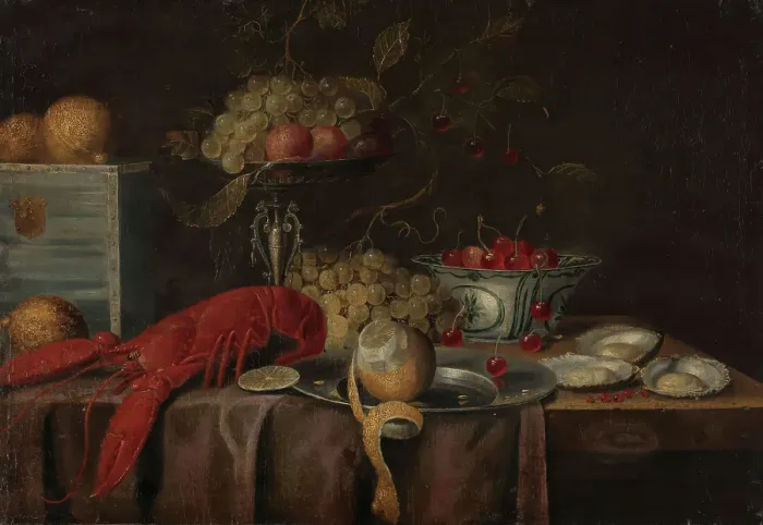 Framed Print : Still Life, probably 17th century. Creator: Unknown Framed Print : Still Life, probably 17th century. Creator: Unknown