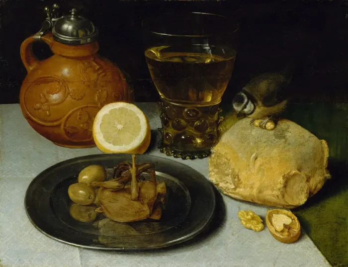 Framed Print : Still Life, probably ca. 1625-30. Creator: Georg Flegel