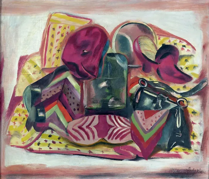 Framed Print : Still life: Self-portrait, c1935. Creator: Frances Hodgkins Framed Print : Still life: Self-portrait, c1935. Creator: Frances Hodgkins