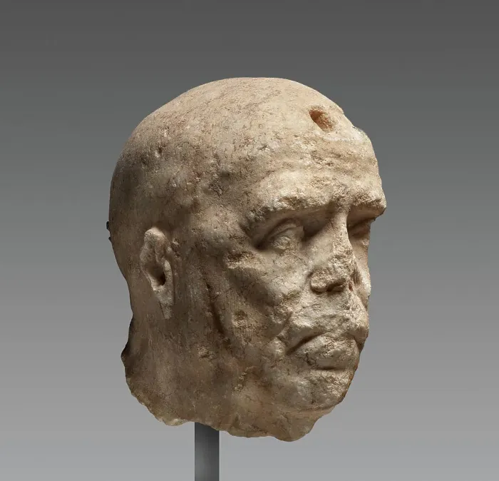 Framed Print : Over Life-Size Relief Head of Emperor Galba?, about A.D. 69. Creator: Unknown Framed Print : Over Life-Size Relief Head of Emperor Galba?, about A.D. 69. Creator: Unknown