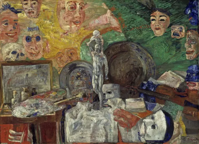Framed Print : Still Life in the studio, 1889 Framed Print : Still Life in the studio, 1889