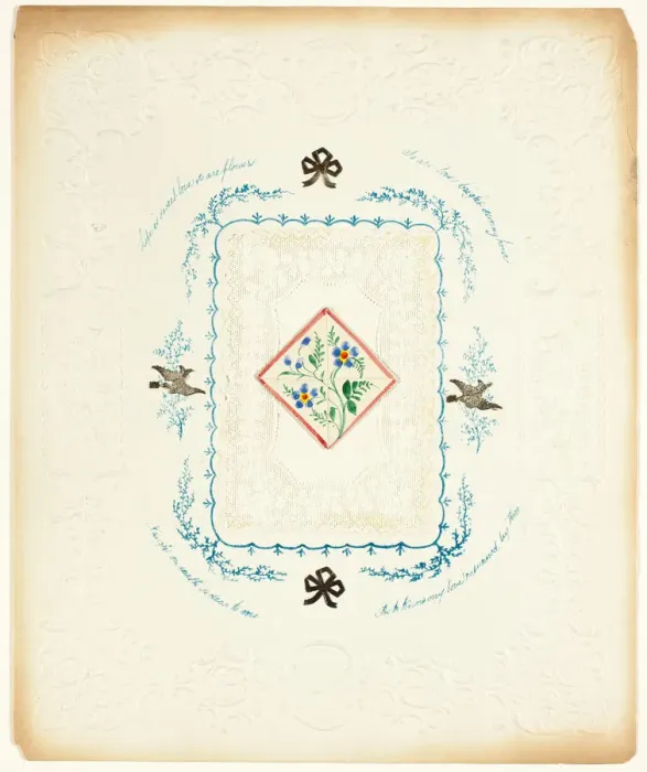 Framed Print : Life is Sweet (valentine), c. 1850. Creator: George Kershaw Framed Print : Life is Sweet (valentine), c. 1850. Creator: George Kershaw