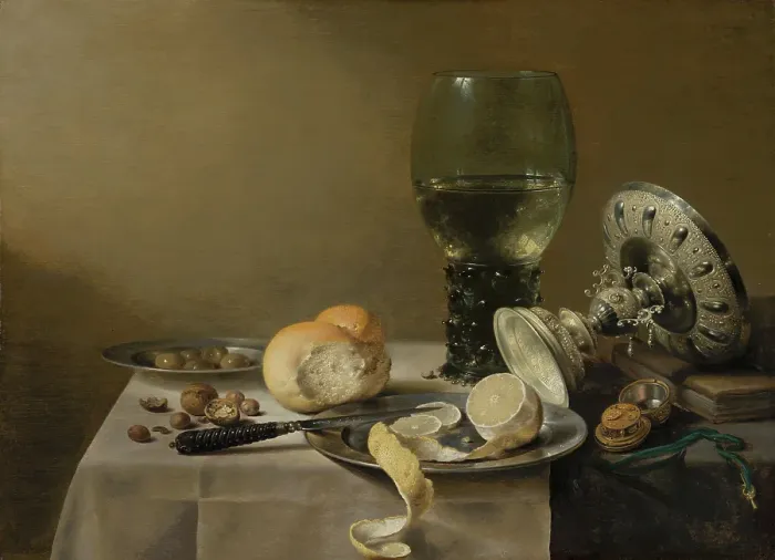Framed Print : Still Life with Tazza, 1636. Creator: Pieter Claesz Framed Print : Still Life with Tazza, 1636. Creator: Pieter Claesz