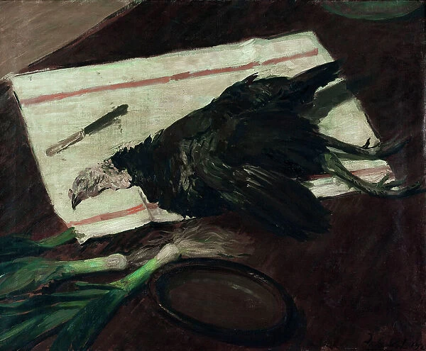 Still life with turkey, 1921. Creator: Jacques Emile Blanche