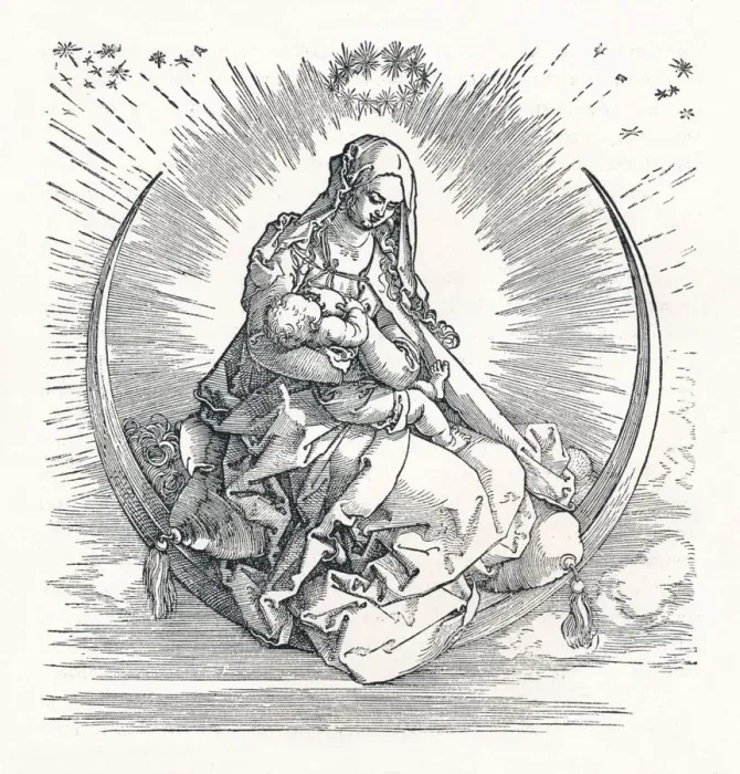 Framed Print : The Life of the Virgin, 1511, (1906). Artist: Albrecht Durer Framed Print : The Life of the Virgin, 1511, (1906). Artist: Albrecht Durer