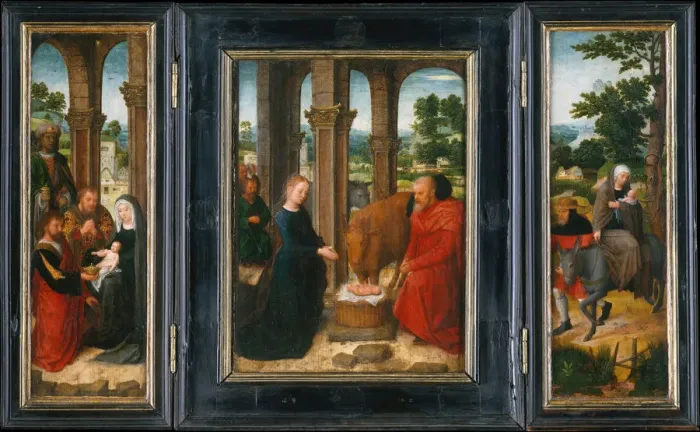 Framed Print : The Life of the Virgin, after 1521. Creator: Adriaen Isenbrandt Framed Print : The Life of the Virgin, after 1521. Creator: Adriaen Isenbrandt