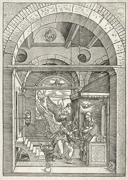 Life of the Virgin: The Annunciation, 1504-1505. Creator: Albrecht Dürer (German, 1471-1528)