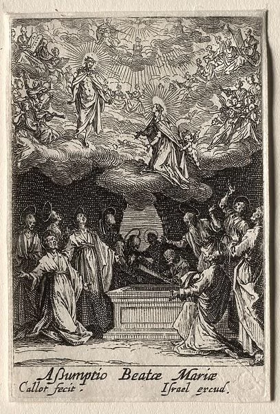 The Life of the Virgin: The Assumption of the Virgin. Creator: Jacques Callot (French, 1592-1635)