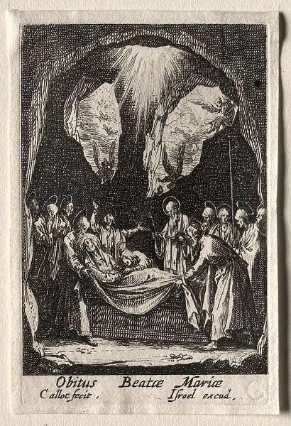 The Life of the Virgin: The Entombment of the Virgin. Creator: Jacques Callot (French, 1592-1635)