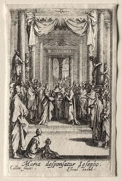 The Life of the Virgin: The Marriage of the Virgin. Creator: Jacques Callot (French, 1592-1635)