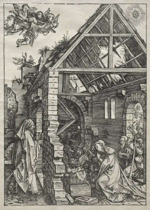 Framed Print : Life of the Virgin: The Nativity, 1504-1505. Creator: Albrecht Dürer (German, 1471-1528) Framed Print : Life of the Virgin: The Nativity, 1504-1505. Creator: Albrecht Dürer (German, 1471-1528)