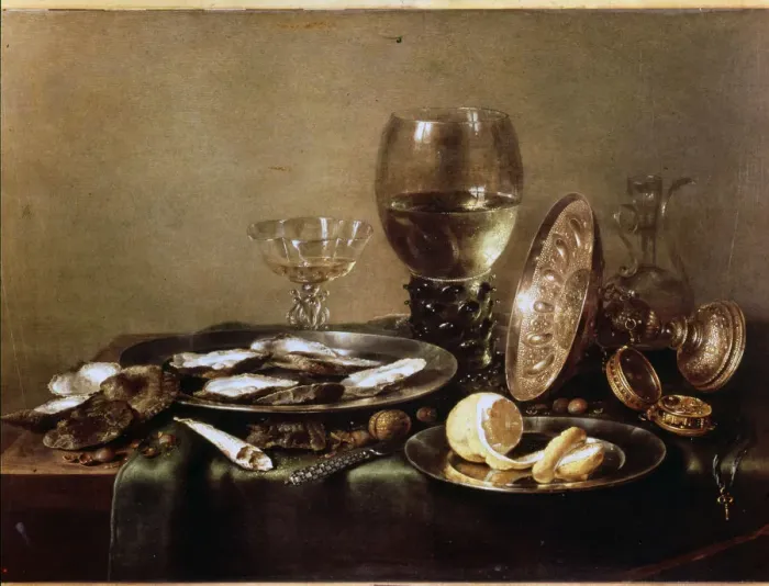 Framed Print : Still Life, work by Willem Claesz Heda Framed Print : Still Life, work by Willem Claesz Heda