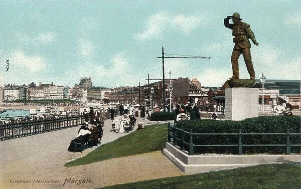 Lifeboat Memorial, Margate, Kent c1905