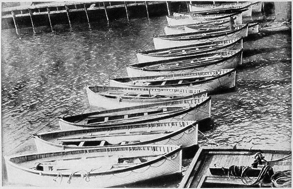 Lifeboats from the SS Titanic, 1912