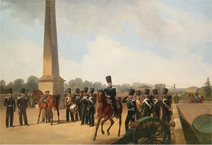 Framed Print : Lifeguards Regiment on the Connetable Square in Gatchina. Artist: Willewalde, Gottfried (Bogdan Pavlovich) (1818-1903) Framed Print : Lifeguards Regiment on the Connetable Square in Gatchina. Artist: Willewalde, Gottfried (Bogdan Pavlovich) (1818-1903)
