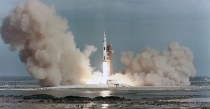Framed Print : The lift off of Apollo 15, Kennedy Space Center, Florida, USA, 1971. Artist: NASA Framed Print : The lift off of Apollo 15, Kennedy Space Center, Florida, USA, 1971. Artist: NASA