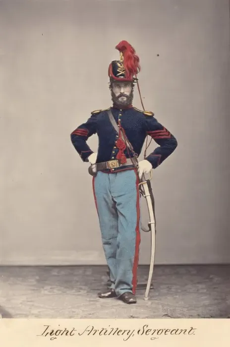 Framed Print : Light Artillery, Sergeant, 1866. Creator: Oliver H. Willard Framed Print : Light Artillery, Sergeant, 1866. Creator: Oliver H. Willard