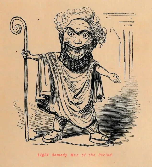 Framed Print : Light Comedy Man of the Period, 1852. Artist: John Leech Framed Print : Light Comedy Man of the Period, 1852. Artist: John Leech