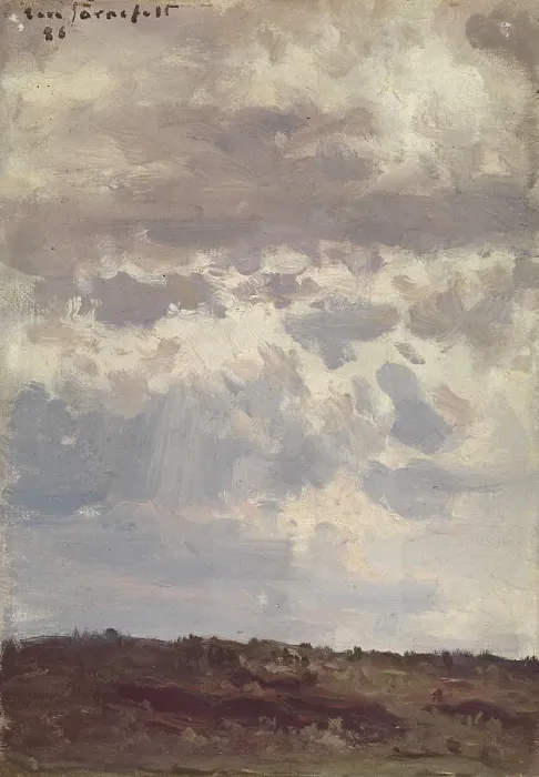 Framed Print : Light Filtering through Clouds, 1886. Creator: Eero Jarnefelt Framed Print : Light Filtering through Clouds, 1886. Creator: Eero Jarnefelt