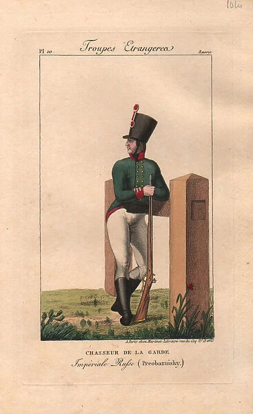 Light infantryman of the Preobrazhensky Regiment, 1816-1822