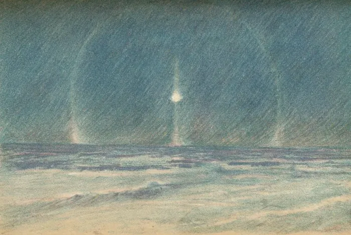 Framed Print : Light Phenomena in the Polar Night, 22nd November 1893, (1897). Artist: Fridtjof Nansen Framed Print : Light Phenomena in the Polar Night, 22nd November 1893, (1897). Artist: Fridtjof Nansen