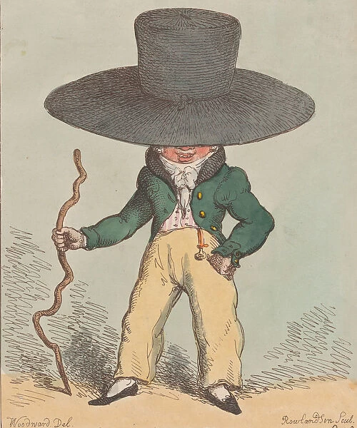 Light Summer Hat and Fashionable Walking Sticks for the Year 1801, July 10, 1801
