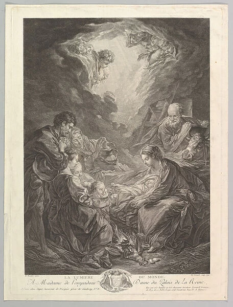 The Light Of The World, 1761. Creator: Etienne Fessard