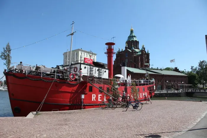 Framed Print : Lightship Relandersgrund, Helsinki, Finland, 2011. Artist: Sheldon Marshall Framed Print : Lightship Relandersgrund, Helsinki, Finland, 2011. Artist: Sheldon Marshall