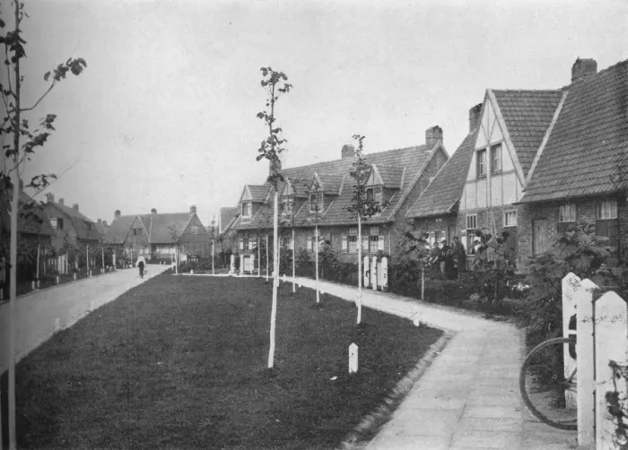 Framed Print : Ligy, garden suburb for working people, built at Ypres, Belgium, by the ORD, 1926 Framed Print : Ligy, garden suburb for working people, built at Ypres, Belgium, by the ORD, 1926