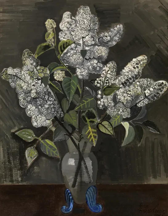 Framed Print : Lilacs, 1934. Creator: Jean Brusselmans Framed Print : Lilacs, 1934. Creator: Jean Brusselmans