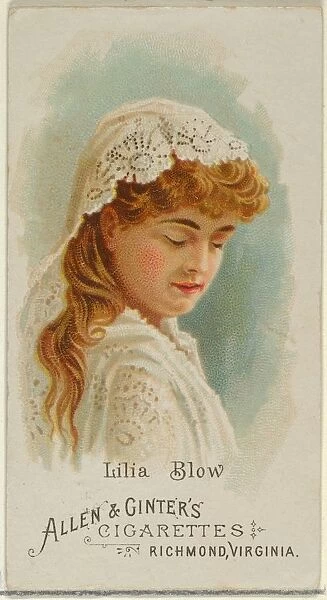 Lilia Blow, from Worlds Beauties, Series 1 (N26) for Allen & Ginter Cigarettes, 1888