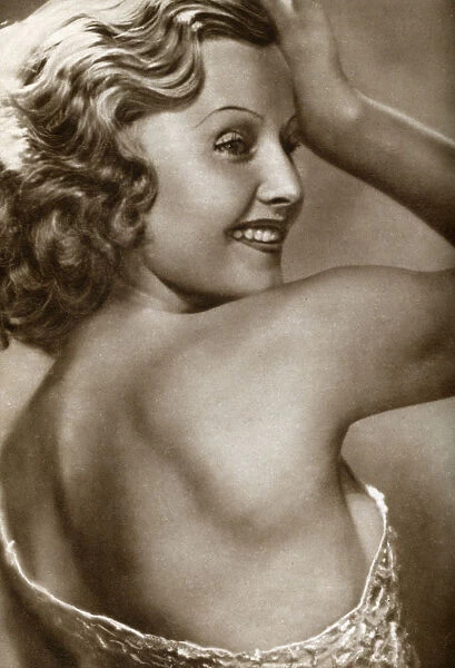 Lilian Harvey, English actress, 1933