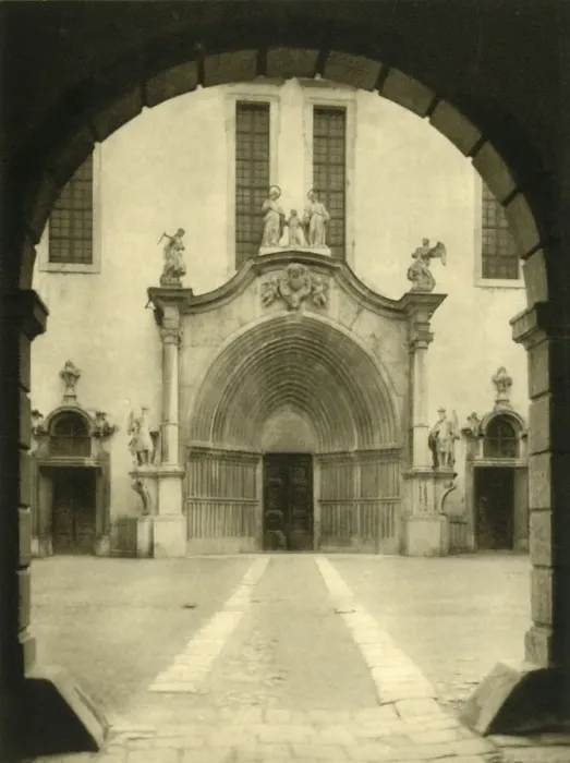 Framed Print : Lilienfeld Abbey, Lower Austria, c1935. Creator: Unknown Framed Print : Lilienfeld Abbey, Lower Austria, c1935. Creator: Unknown