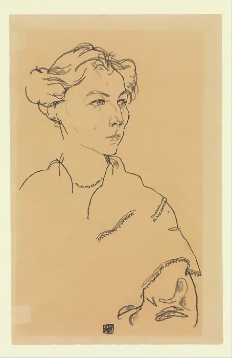 Framed Print : Lilly Steiner, 1918. Creator: Schiele, Egon (1890-1918) Framed Print : Lilly Steiner, 1918. Creator: Schiele, Egon (1890-1918)