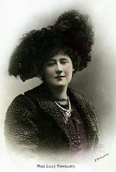 Lily Hanbury (1874-1908), English actress, early 20th century. Artist: Reinhold Thiele