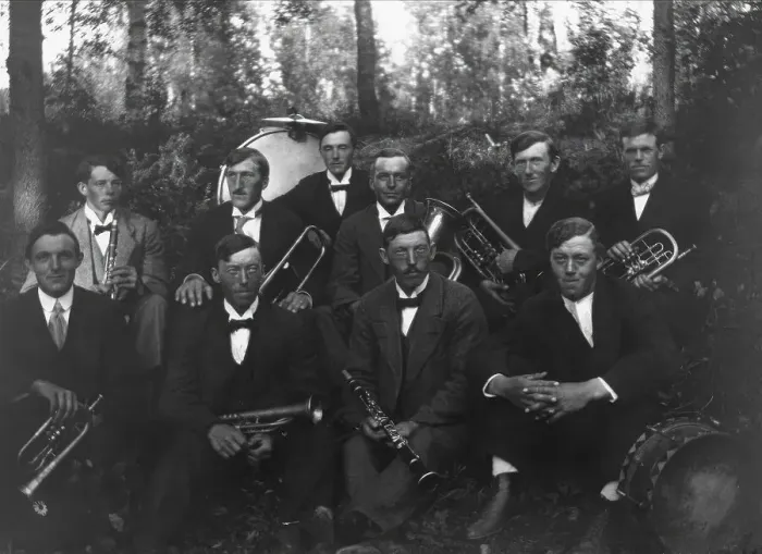 Framed Print : Lima Music Choir, Britt Edvin, Emil Samuelsson, Leonard Hansson, Mill- Johan Olsson.... 1917. Creator: Leonard Hansson Framed Print : Lima Music Choir, Britt Edvin, Emil Samuelsson, Leonard Hansson, Mill- Johan Olsson.... 1917. Creator: Leonard Hansson