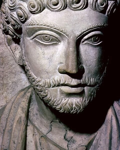 Limestone bust of Hairan, son of Marion from Palmyra, Syria, c150-200